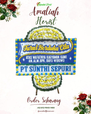Papan Bunga Duka di Pancaregang