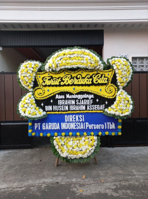 Papan Bunga Duka di Pancaregang